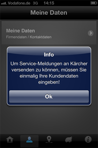Service-Meldung